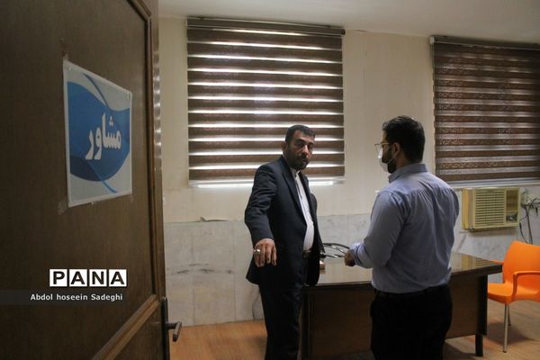 بازدید مدیرکل آموزش و پرورش استان بوشهر از درمانگاه شهدای فرهنگیان بوشهر