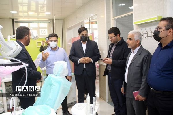 بازدید مدیرکل آموزش و پرورش استان بوشهر از درمانگاه شهدای فرهنگیان بوشهر