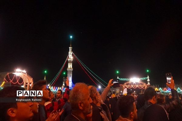 لحظات تحویل سال در مسجد مقدس جمکران