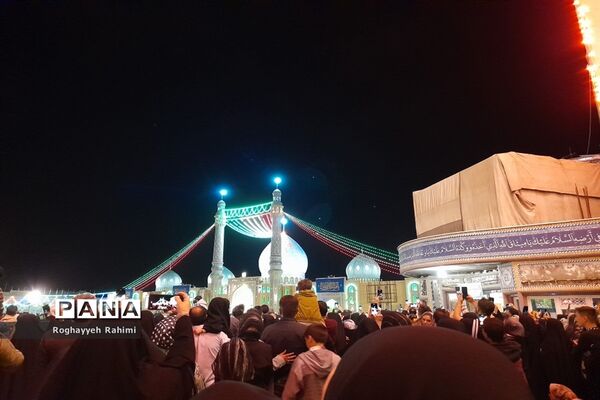 لحظات تحویل سال در مسجد مقدس جمکران