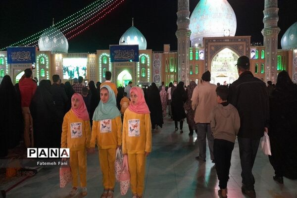 لحظات تحویل سال در مسجد مقدس جمکران