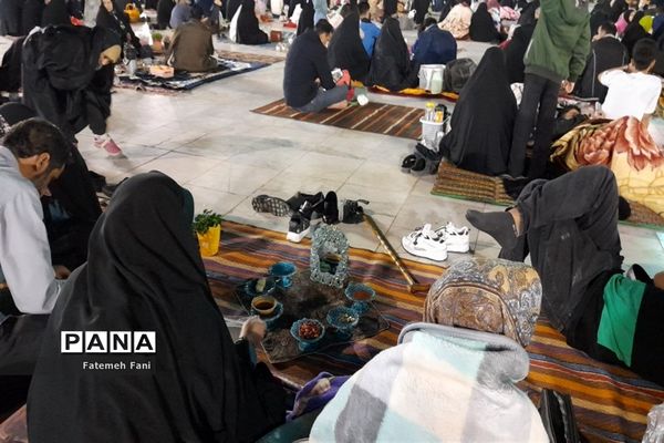 لحظات تحویل سال در مسجد مقدس جمکران