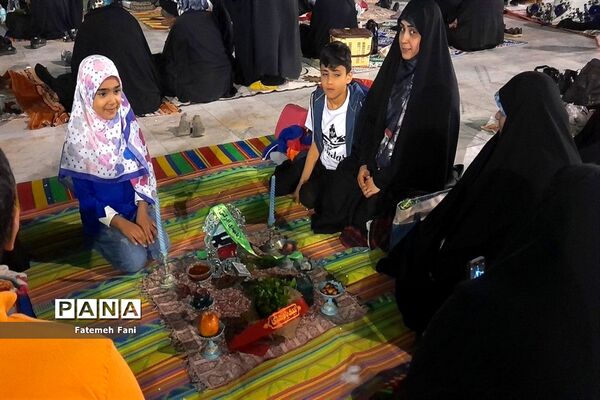 لحظات تحویل سال در مسجد مقدس جمکران