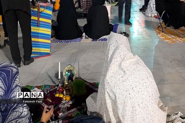 لحظات تحویل سال در مسجد مقدس جمکران
