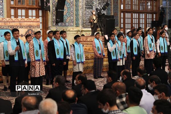 سخنرانی رهبر معظم انقلاب اسلامی در اجتماع زائران و مجاوران حرم مطهر رضوی