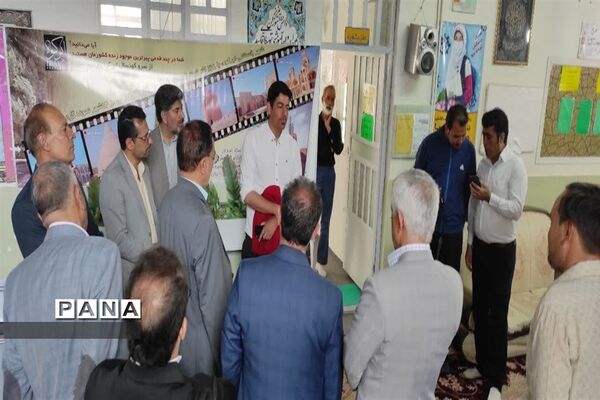 بازدید مدیرکل آموزش و پرورش استان از ستاد اسکان نوروزی ابرکوه