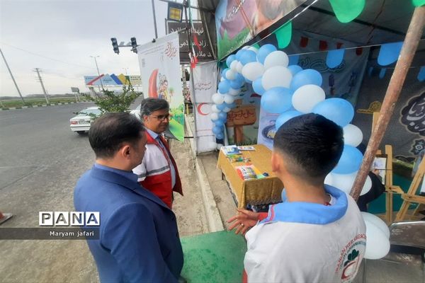 خدمات نوروزی هلال احمر در ملارد