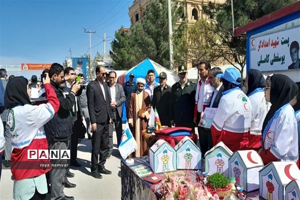 افتتاحیه طرح ایمنی و سلامت پایگاه هلال احمر شهرستان مانه و سملقان