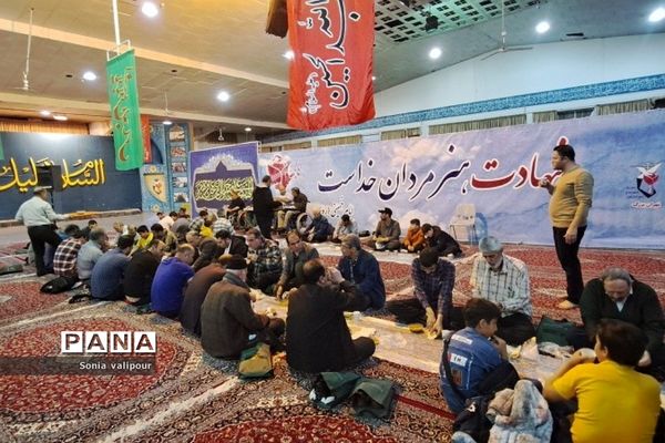 ضیافت افطاری در بهشت زهرای  تهران