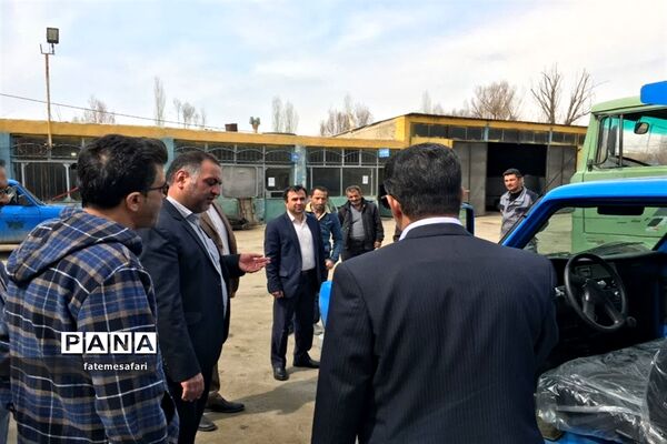بازدید مدیران شهری و اعضا شورای اسلامی از مرکز خدمات شهری و مرکز آتش‌نشانی فیروزکوه