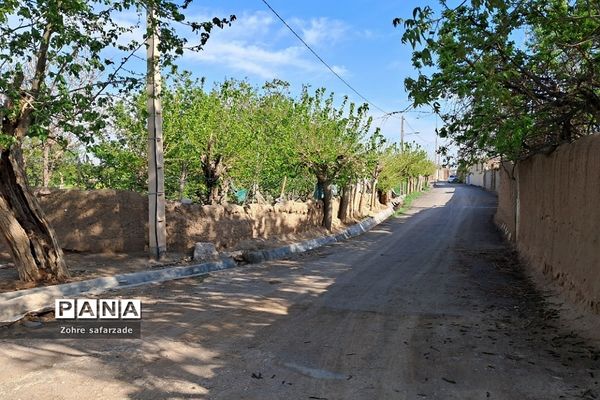 طبیعت زیبای روستای باغِ آسیا در شهرستان گناباد