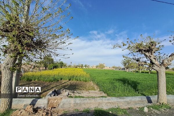 طبیعت زیبای روستای باغِ آسیا در شهرستان گناباد