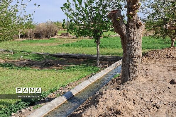 طبیعت زیبای روستای باغِ آسیا در شهرستان گناباد
