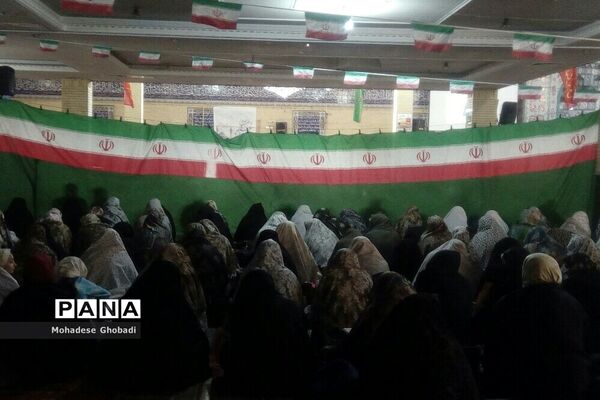 اولین نماز جمعه ماه مبارک رمضان در شهر گلستان شهرستان بهارستان