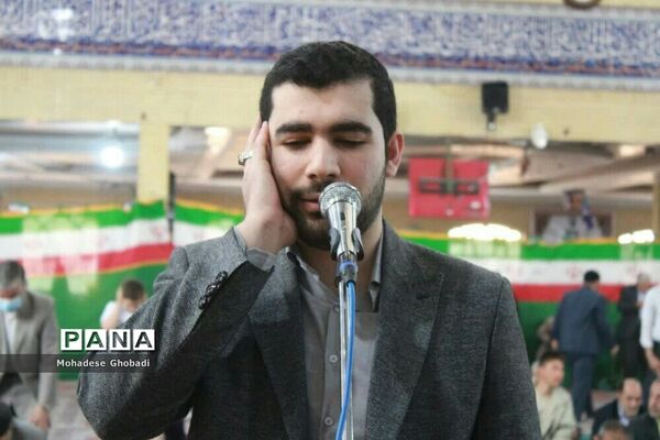 اولین نماز جمعه ماه مبارک رمضان در شهر گلستان شهرستان بهارستان