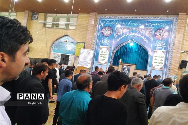 برگزاری نماز جمعه در بخش جوادآباد