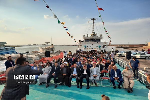 برگزاری مراسم جشن نوروزگاه شهرستان شادگان بر روی عرشه کشتی شایما 