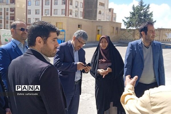 بازدید مسئولان شهری از روند اجرایی ستاد اسکان نوروزی آموزش و پرورش رودهن