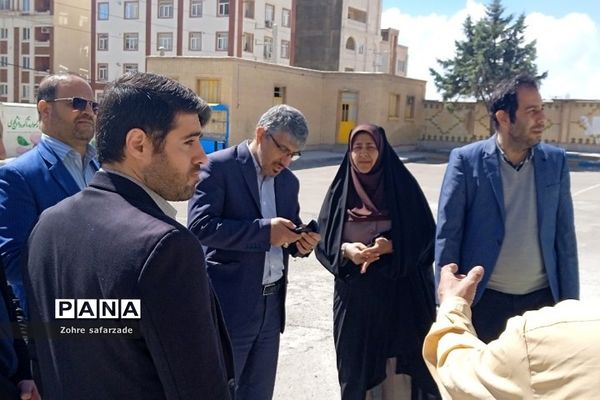 بازدید مسئولان شهری از روند اجرایی ستاد اسکان نوروزی آموزش و پرورش رودهن
