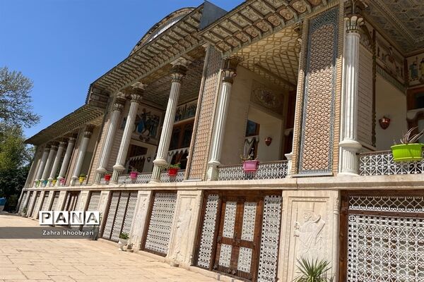 عمارت کلاه فرنگی  و باغ عفیف آباد شیراز