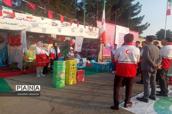 بازدید نوروزی مسئولان جمعیت هلال احمر استان تهران از پایگاه نوروزی خدمات سفر جمعیت هلال احمر شهرستان ری