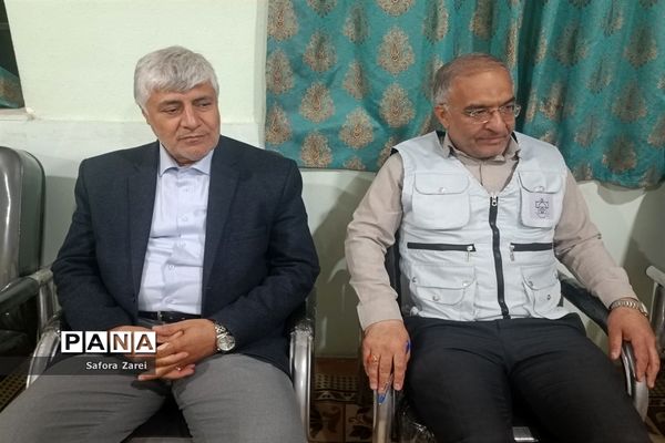 بازدید مدیرکل آموزش و پرورش و نماینده مردم شیراز در مجلس شورای اسلامی از ستاد اسکان مسافران نوروزی ناحیه چهار شیراز