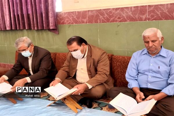 محفل نورانی انس با قرآن کریم در اداره آموزش و پرورش بهبهان
