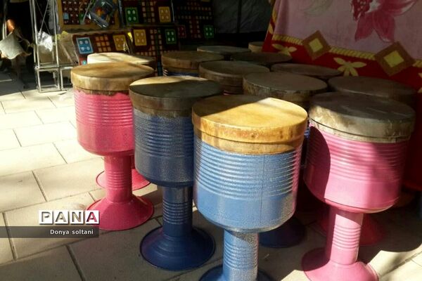 نمایشگاه نوروزی در مجموعه طاقبستان استان کرمانشاه