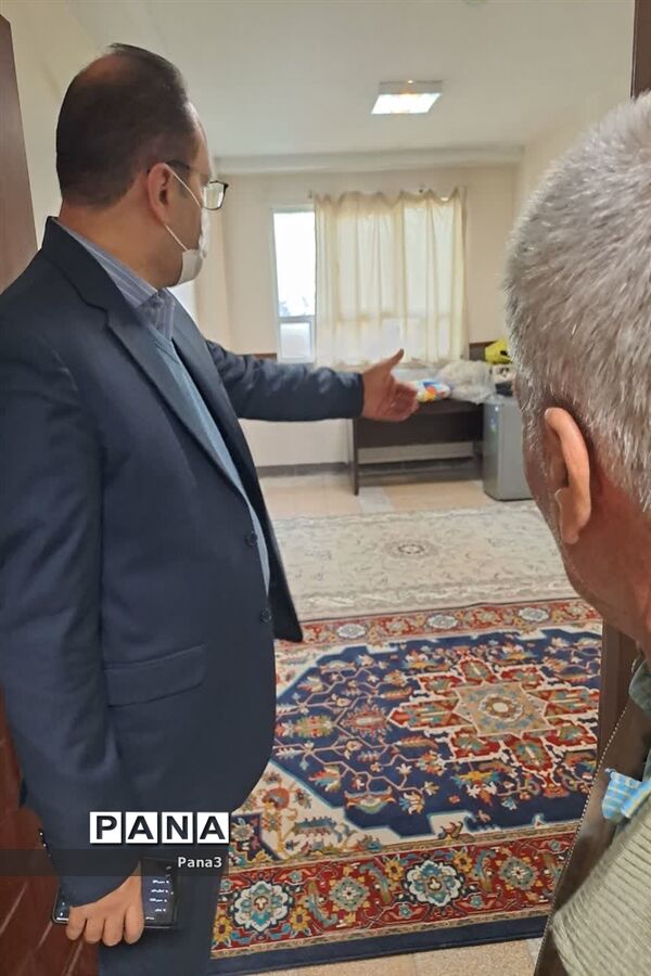 بازدید نظارتی مدیر آموزش ‌و پرورش منطقه ۳ تهران از ستاد اسکان نوروزی این منطقه