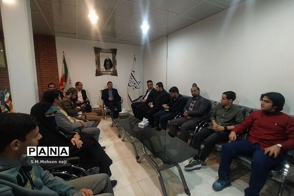 دیدارنوروزی اعضای کارگروه دانش‌آموزی قم با نماینده مجلس شورای اسلامی