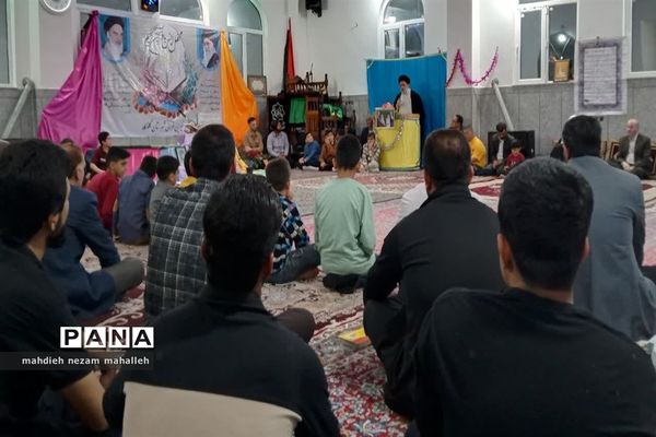 محفل انس با قرآن در مسجد جامع روستای نظام محله گلوگاه