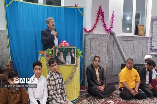 محفل انس با قرآن در مسجد جامع روستای نظام محله گلوگاه