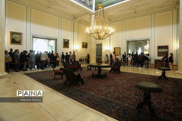گردشگران نوروزی در مجموعه فرهنگی‌تاریخی سعدآباد