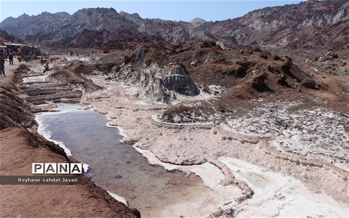 دره الهه نمک، نگین سفید جزیزه هرمز،  به روایت دانش‌آموز خبرنگار پانا