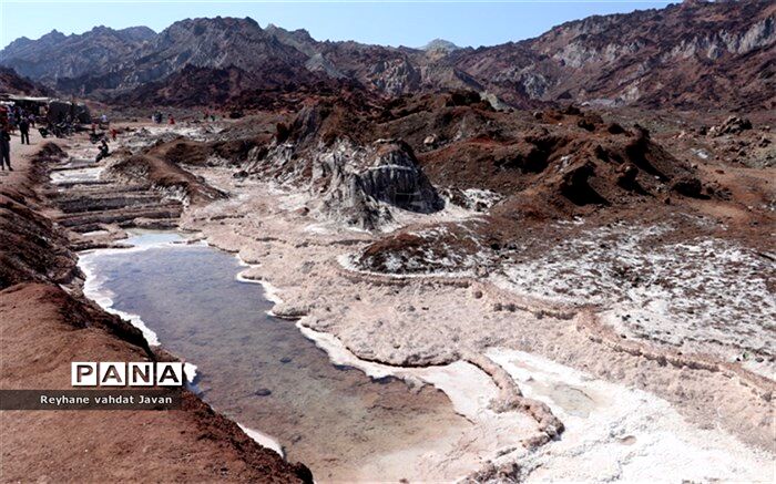 دره الهه نمک، نگین سفید جزیزه هرمز،  به روایت دانش‌آموز خبرنگار پانا