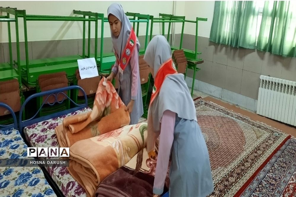 طرح جهادگران تکریم با حضور دانش‌آموزان عضو سازمان دانش‌آموزی