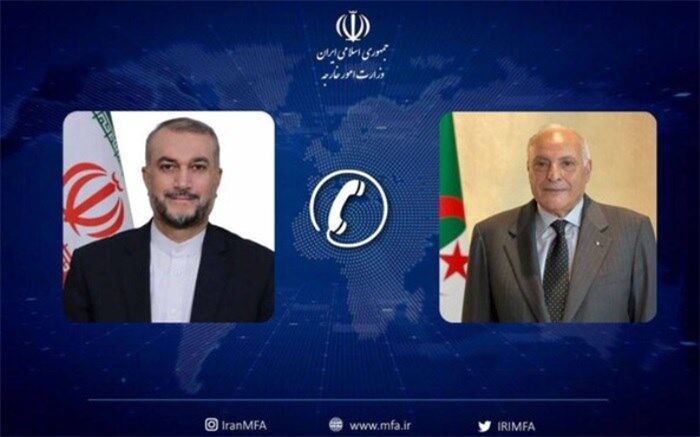 دعوت امیر عبداللهیان از وزیر خارجه الجزایر برای سفر به تهران