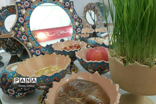 برگزاری غرفه‌ بهاری در شهر بیستون استان کرمانشاه