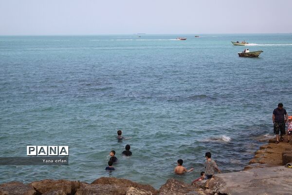 گردشگران نوروزی در ساحل بندر بوشهر-2