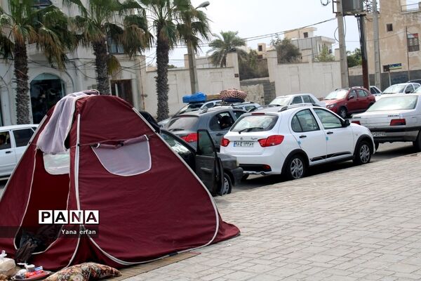 گردشگران نوروزی در ساحل بندر بوشهر-2