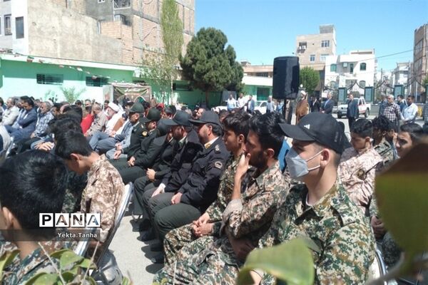 اهتزاز پرچم جمهوری اسلامی در پاکدشت