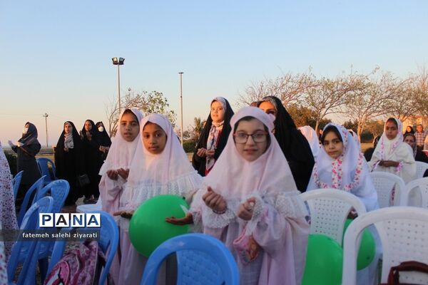 جشن دانش‌آموزان روزه اولی در بوشهر