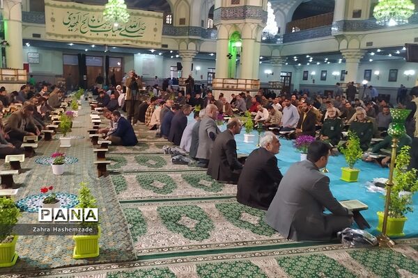 محفل انس با قرآن کریم در مصلای شهرری