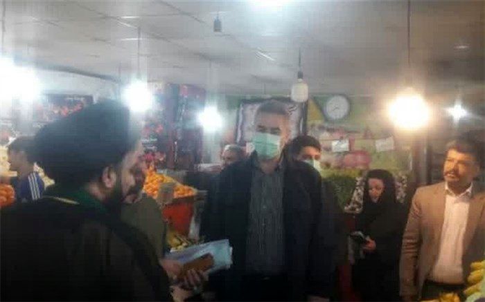 بازدید امام جمعه رودهن و فرماندار شهرستان دماوند از اصناف شهر رودهن