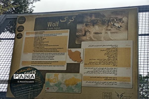 باغ وحش پارک ارم با ۱۱۰ گونه جانوری