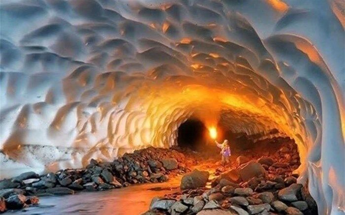 غارهای نمکی گرمسار، زیبایی بخش کویر سمنان / فیلم