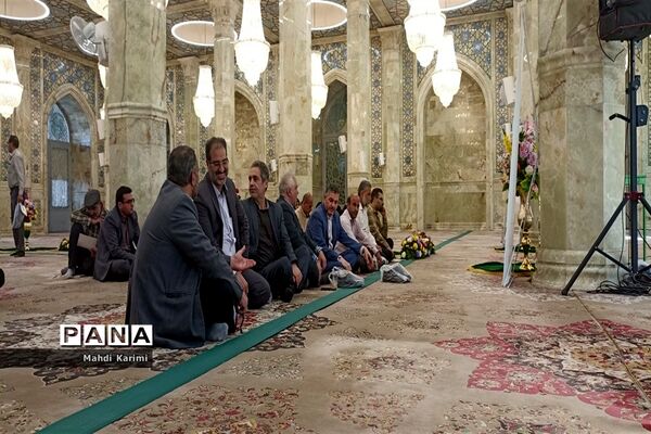آیین «شکرانه خدمت» اعضای ستاد اسکان نوروزی فرهنگیان قم