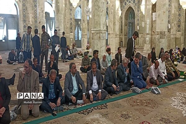 آیین «شکرانه خدمت» اعضای ستاد اسکان نوروزی فرهنگیان قم