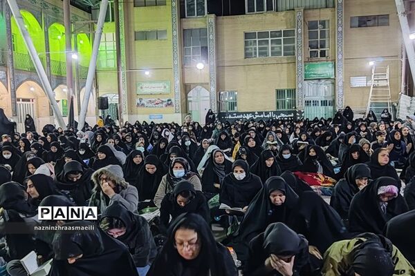 مراسم احیای شب نوزدهم ماه رمضان درمسجد رسول اکرم(ع) الوند