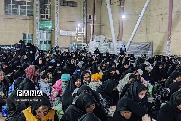 مراسم احیای شب نوزدهم ماه رمضان درمسجد رسول اکرم(ع) الوند